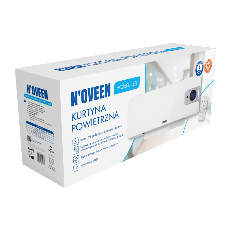 KURTYNA POWIETRZNA PILOT LED