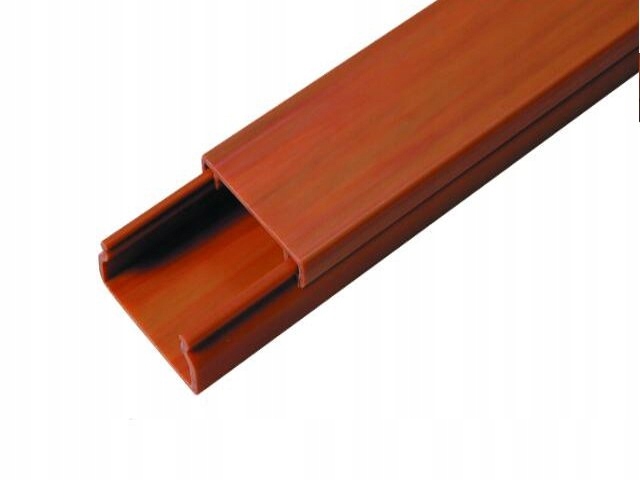 Goulotte Électrique 18 X 20 Mm - Bois Clair - 2 M - Gestion Des Câbles ...