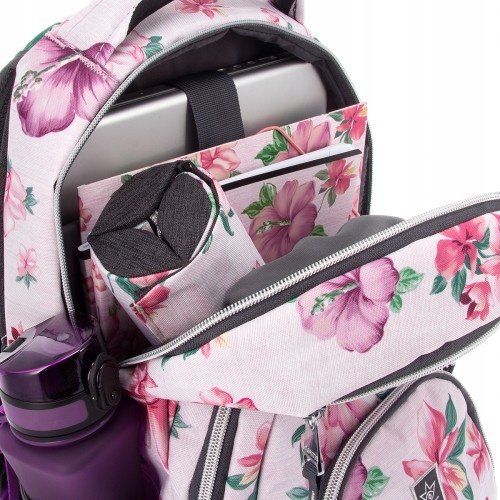 Botanic Mallow Malwy plecak szkolny wielokomorowy