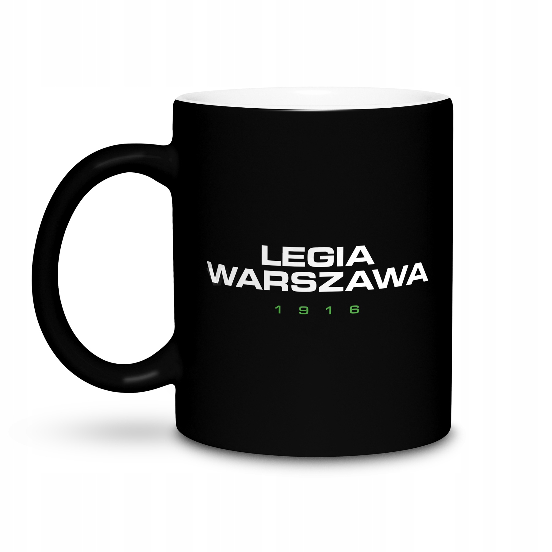 Legia Warszawa kubek czarny (L) herb Legii