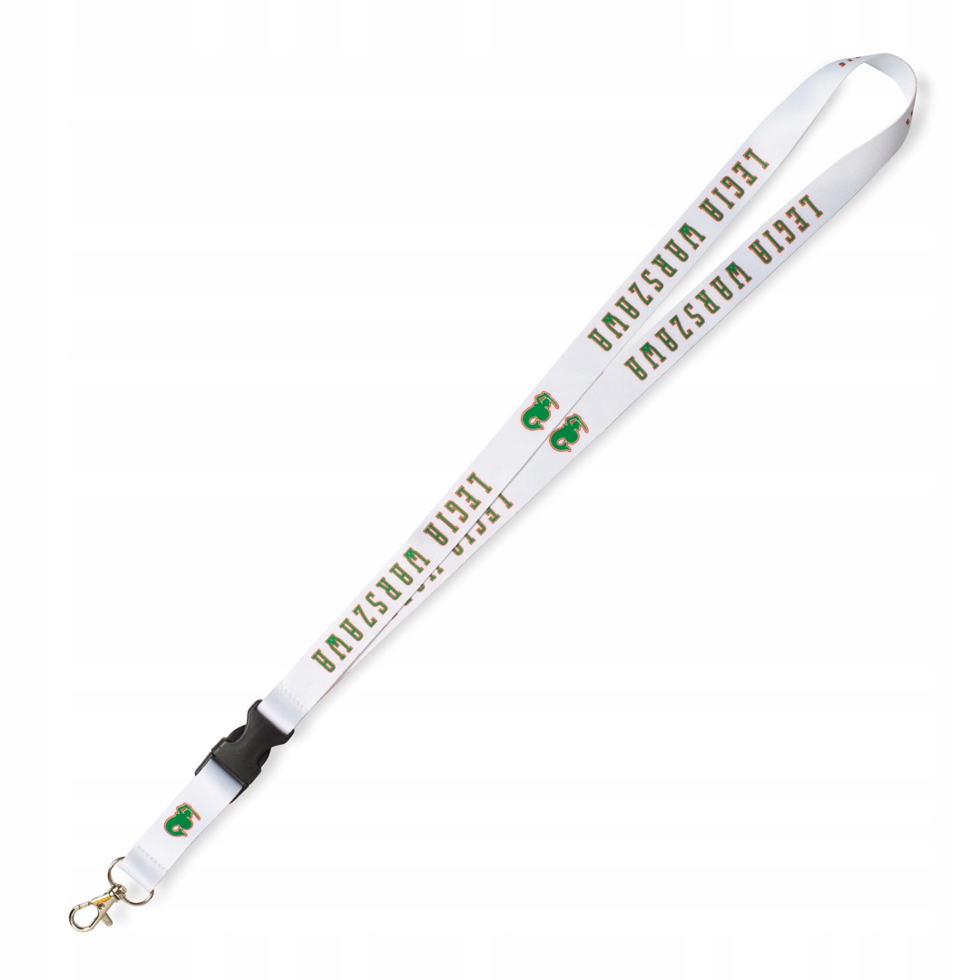 Legia Warszawa oryginalna smycz biała Syrenka