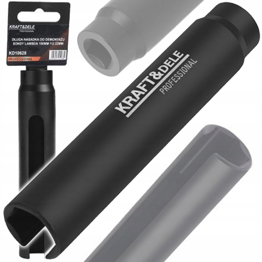 KLUCZ DO DEMONTAŻU SONDY LAMBDA ODKRĘCANIA 150mm 1/2" 22mm DŁUGI NASADKA