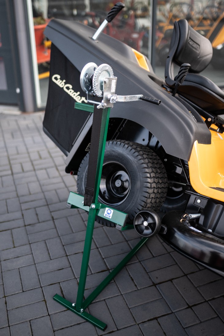 Podnośnik Kosiarki Traktorek Wyciągarka Pas Mocny Do Naprawy Quada Polski