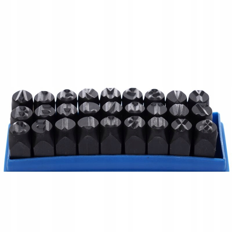 NUMERATOR NUMERATORY ZNACZNIKI LITERY + CYFRY 8MM STEMPLE DO NABIJANIA STAL