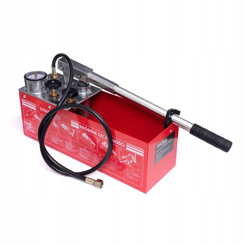 POMPA KONTROLNA DO PRÓB CIŚNIENIOWYCH SZCZELNOŚCI 0-50KG 45ML 12L TESTER