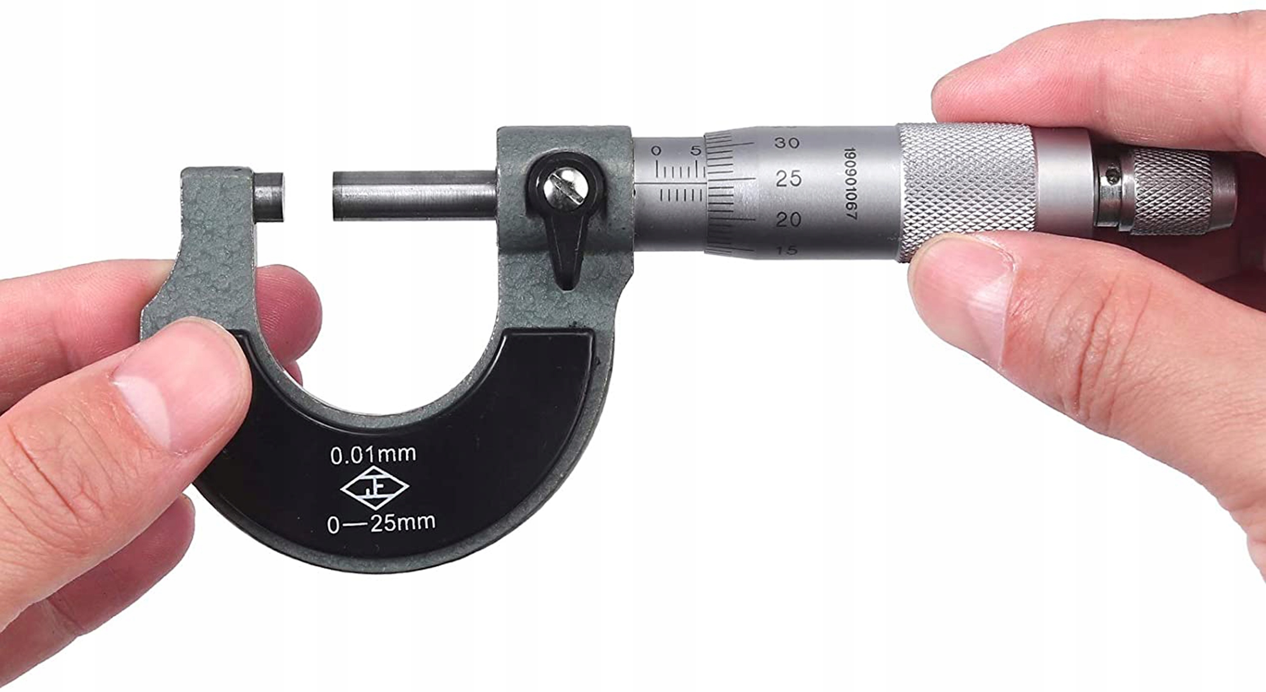 MIKROMETR ZEWNĘTRZNY NONIUSZOWY 0-25 mm PRECYZYJNY ANALOGOWY MIKROMIERZ