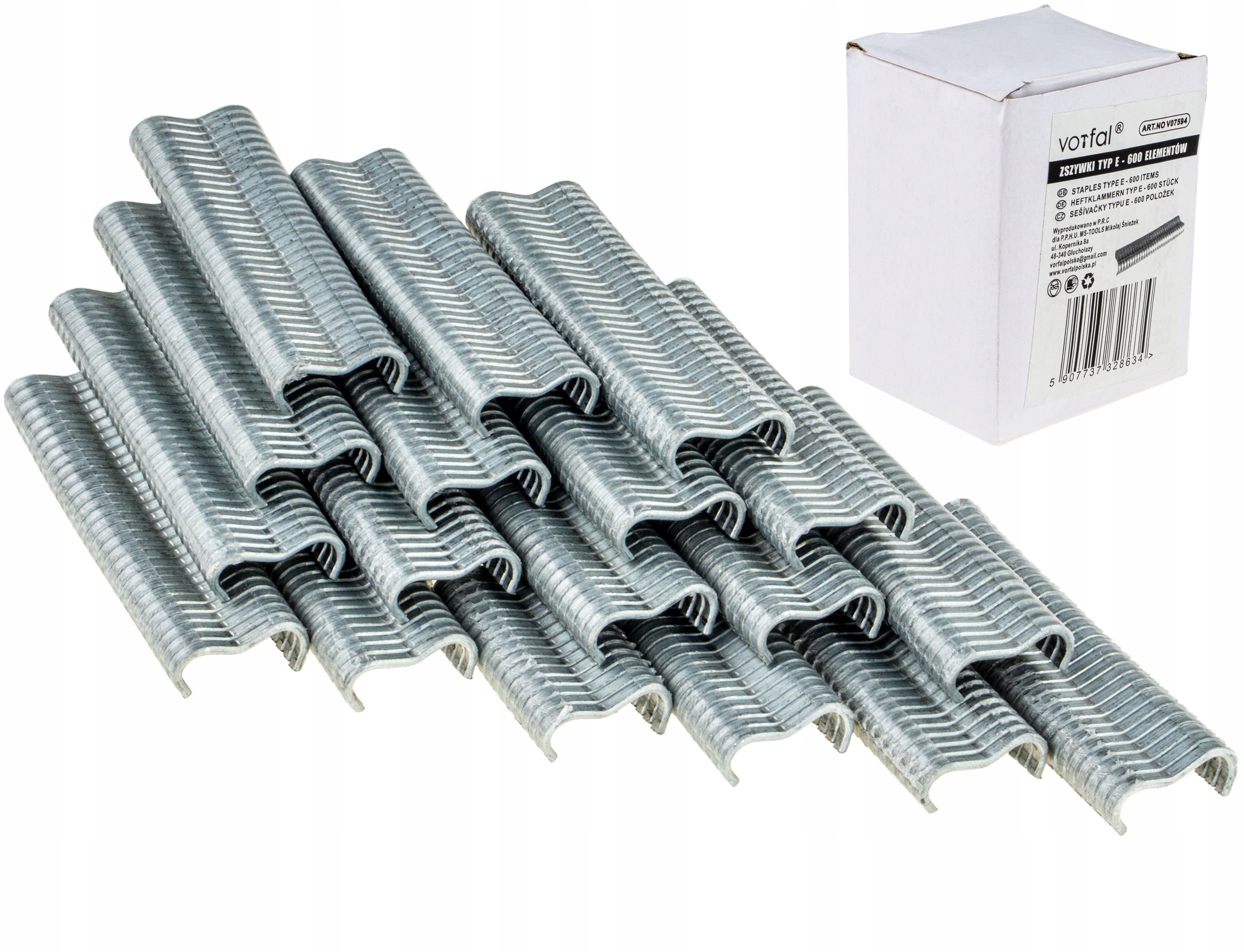 ZSZYWKI TYP E DO MOCOWANIA SIATKI OGRODZENIOWEJ PŁOTU NAPRAWY SPINKI METAL