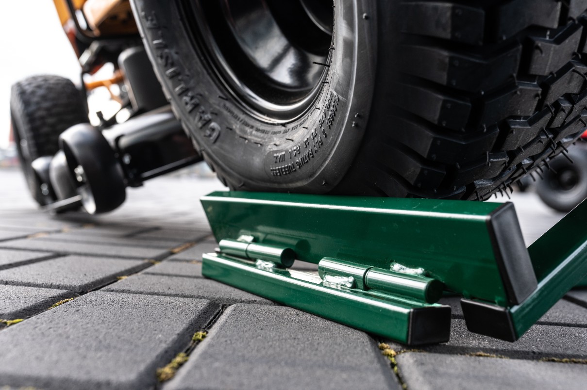 Podnośnik Kosiarki Traktorek Wyciągarka Pas Mocny Do Naprawy Quada Polski