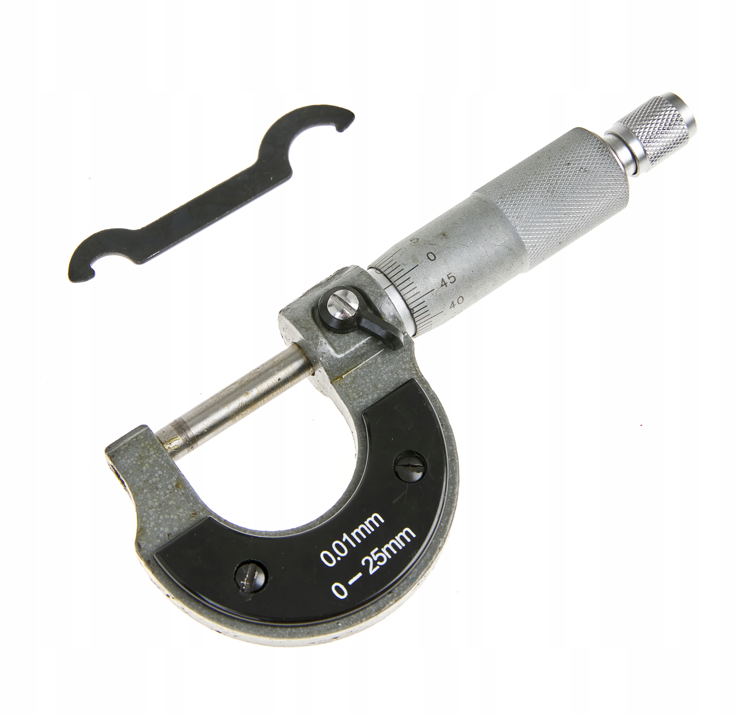 MIKROMETR ZEWNĘTRZNY NONIUSZOWY 0-25 mm PRECYZYJNY ANALOGOWY MIKROMIERZ