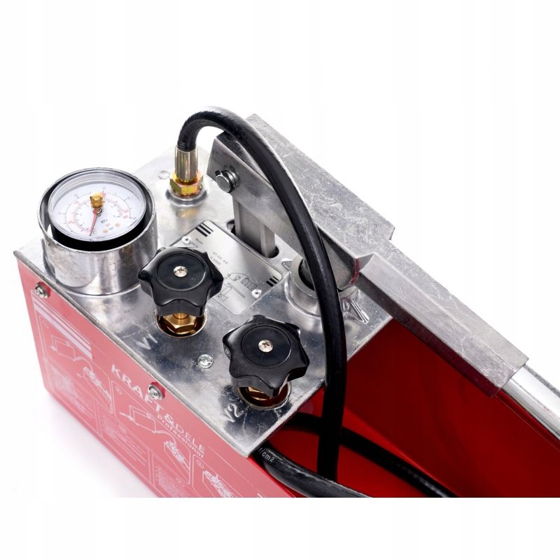 POMPA KONTROLNA DO PRÓB CIŚNIENIOWYCH SZCZELNOŚCI 0-50KG 45ML 12L TESTER