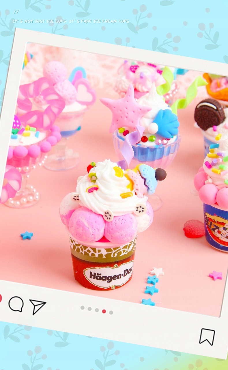 Zabawka 6 lat+ KOLOROWE DESERY LODY POSYPKI Zrób to Sam SENSORYCZNA XL