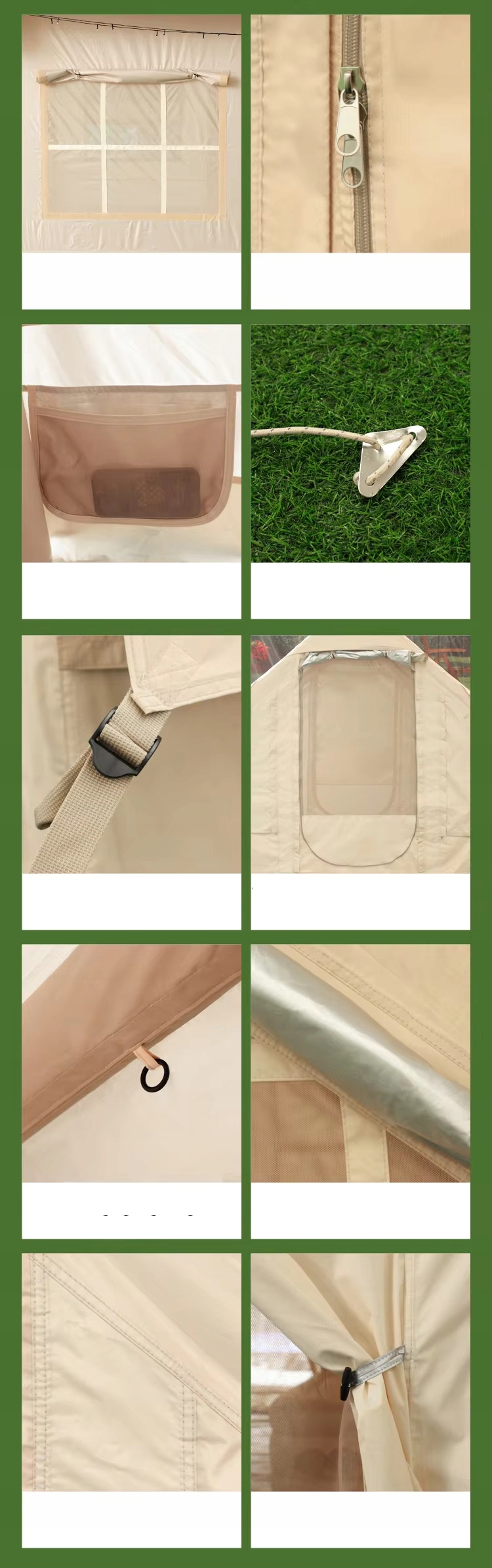 DUŻY NAMIOT KEMPINGOWY POMPOWANY 5 OSOBOWY DMUCHANY POMPKA 8m2 320x250cm