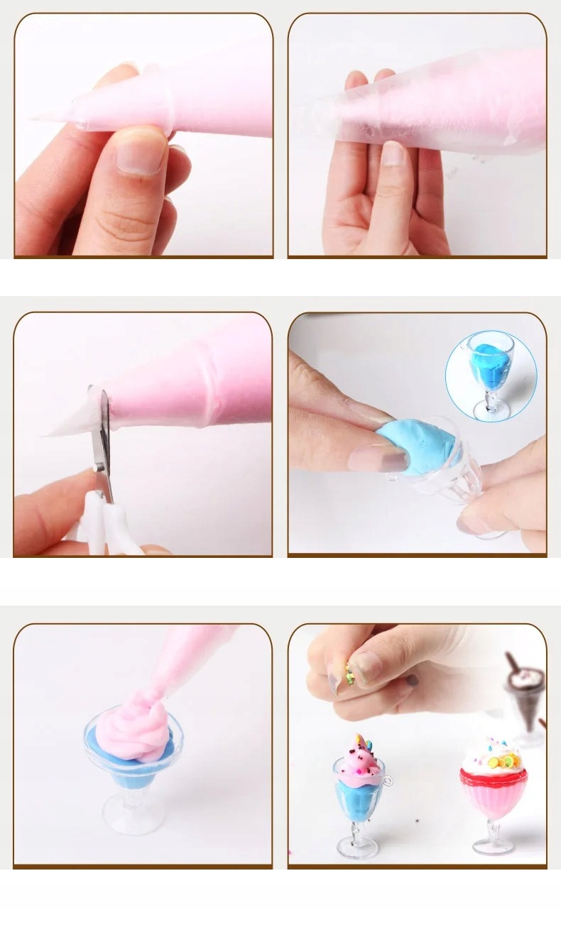 Zabawka 6 lat+ KOLOROWE DESERY LODY POSYPKI Zrób to Sam SENSORYCZNA XL