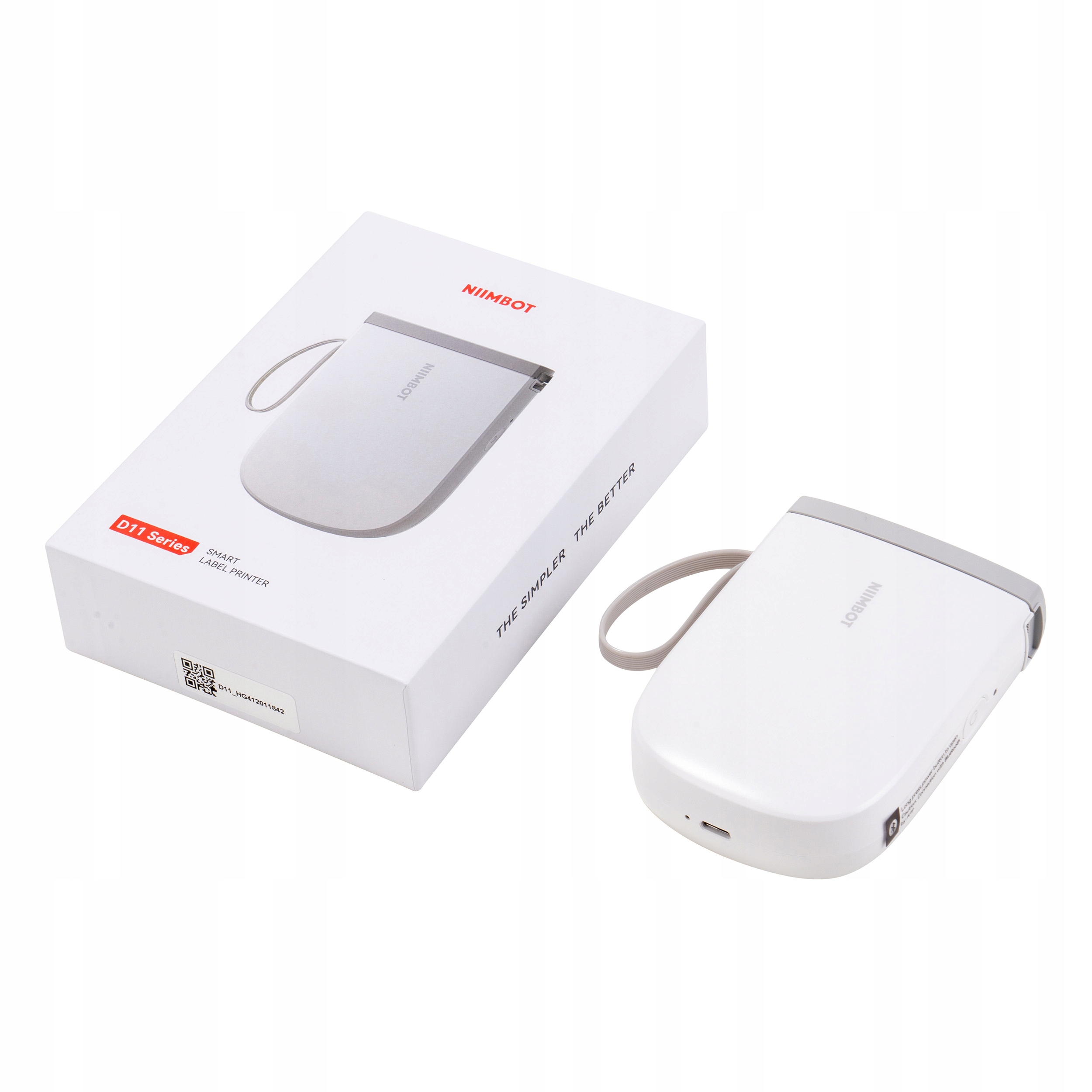 NIIMBOT D11H BEZPRZEWODOWA Drukarka TERMICZNA ETYKIETY NAKLEJKI 300DPI NOWA