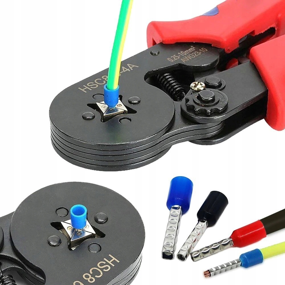 ZASISKARKA Tulejki KONEKTORY KOŃCÓWEK 1200 TULEJEK