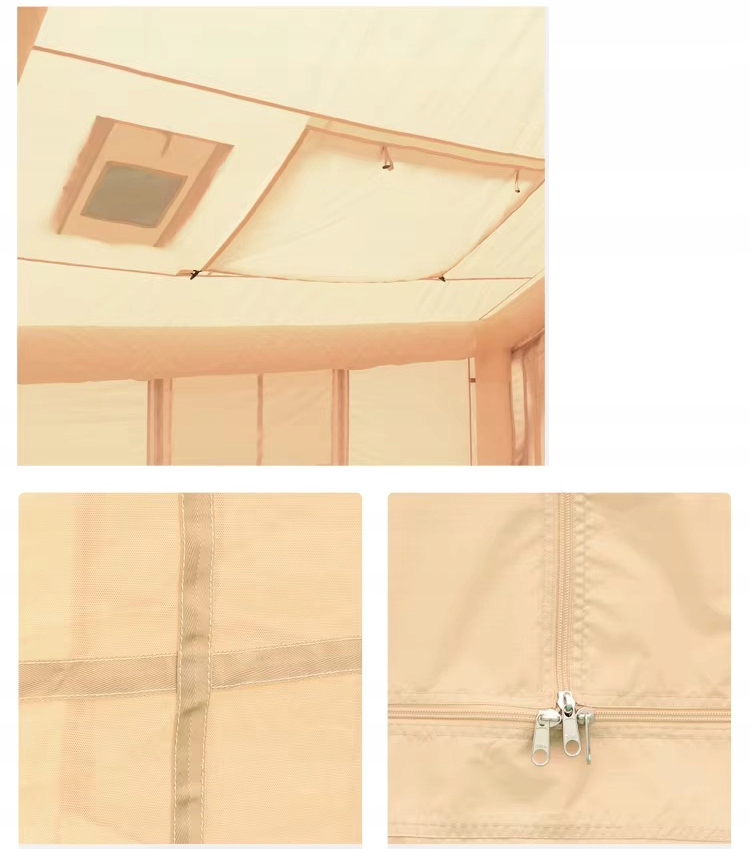 DUŻY NAMIOT KEMPINGOWY POMPOWANY 5 OSOBOWY DMUCHANY POMPKA 8m2 320x250cm