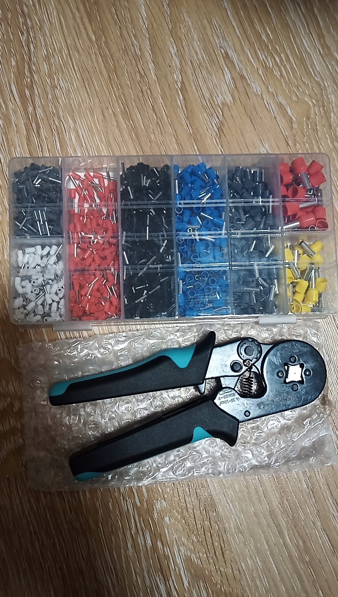 ZASISKARKA Tulejki KONEKTORY KOŃCÓWEK 1200 TULEJEK