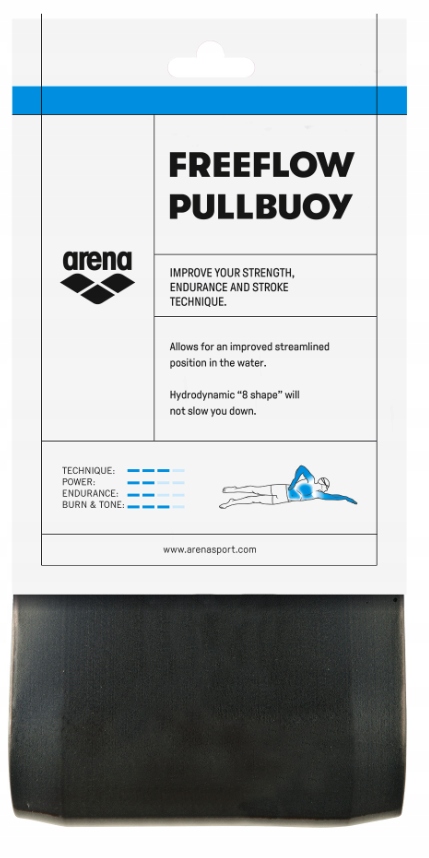 Deska pływacka treningowa ósmeka na basen unisex pullbuoy Arena Freeflow