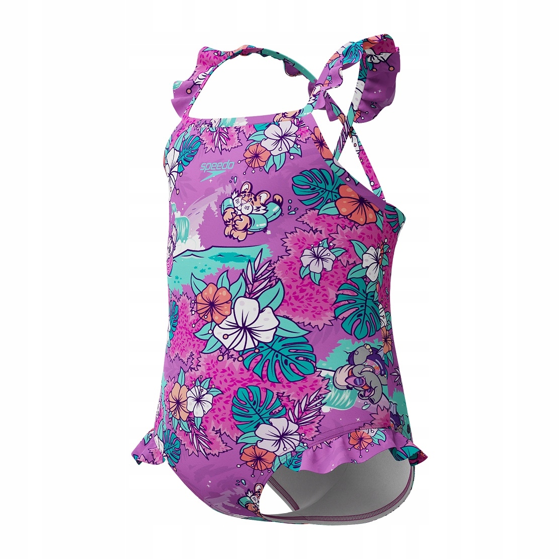Strój kąpielowy jednoczęściowy dla dziewczynek na basen Speedo LTS 5 lat