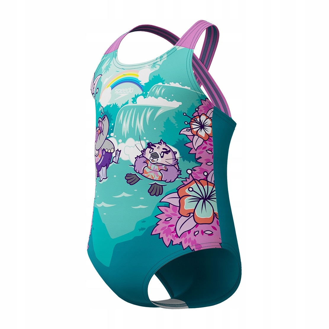 Strój kąpielowy jednoczęściowy dla dziewczynek na basen Speedo LTS 3 lata