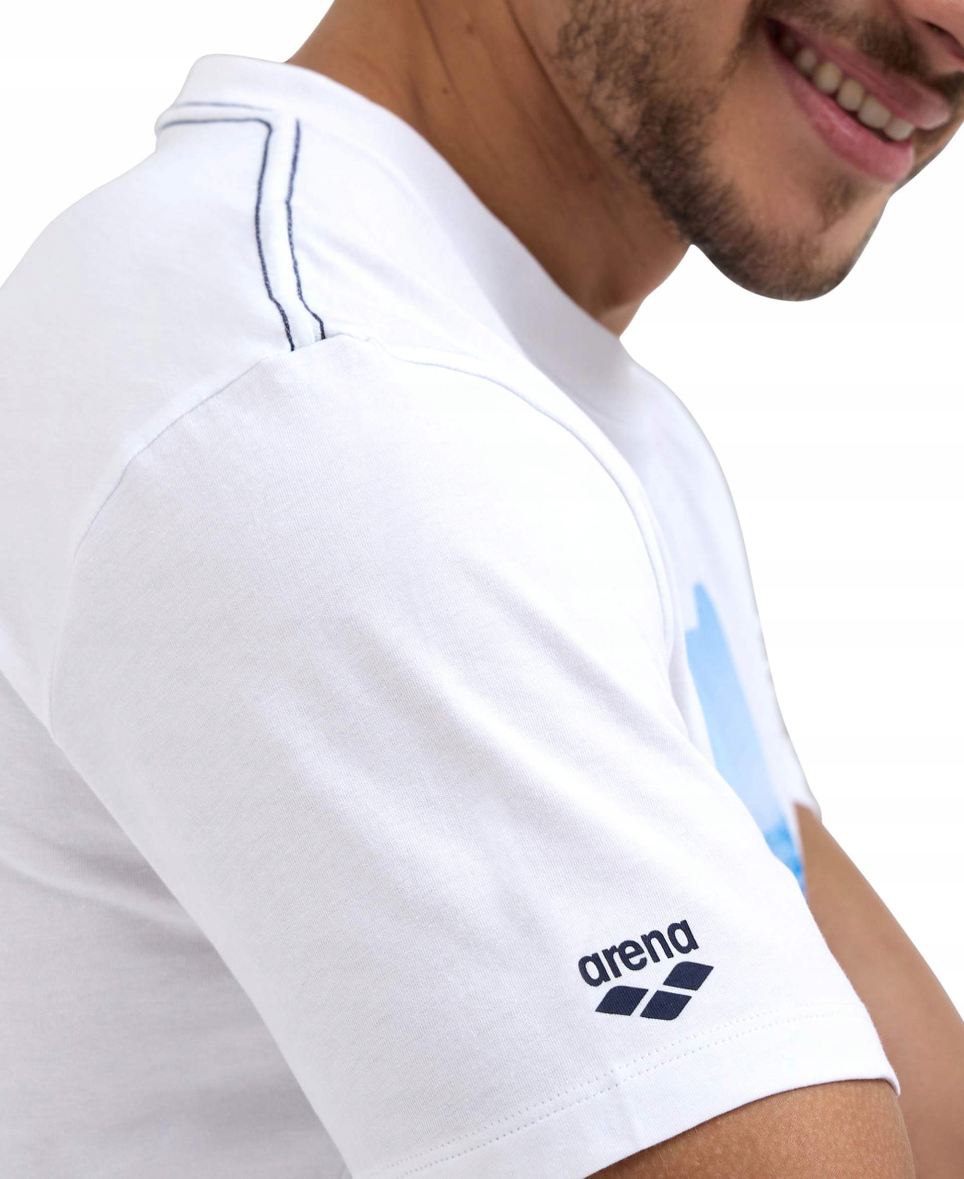 Koszulka T-shirt męski Arena Solid Cotton rozm.M