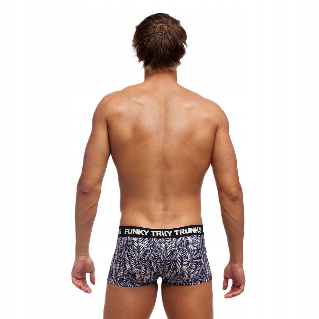 Bielizna męska bokserki spodenki bawełniane Funky Trunks Pressure Palm r.S