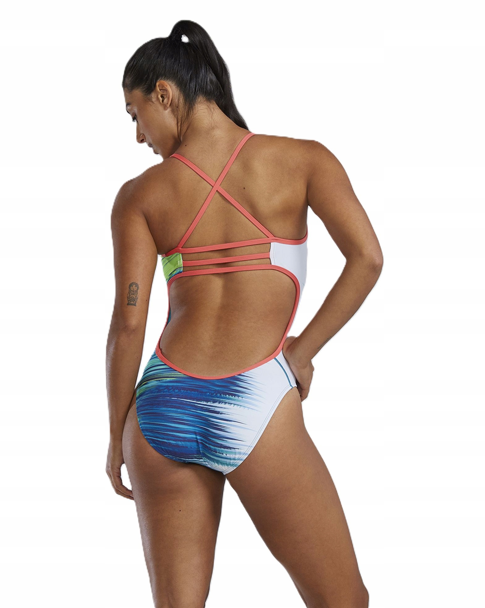 Strój kąpielowy damski na basen TYR Trinityfit Bravura rozmiar D36|S/M