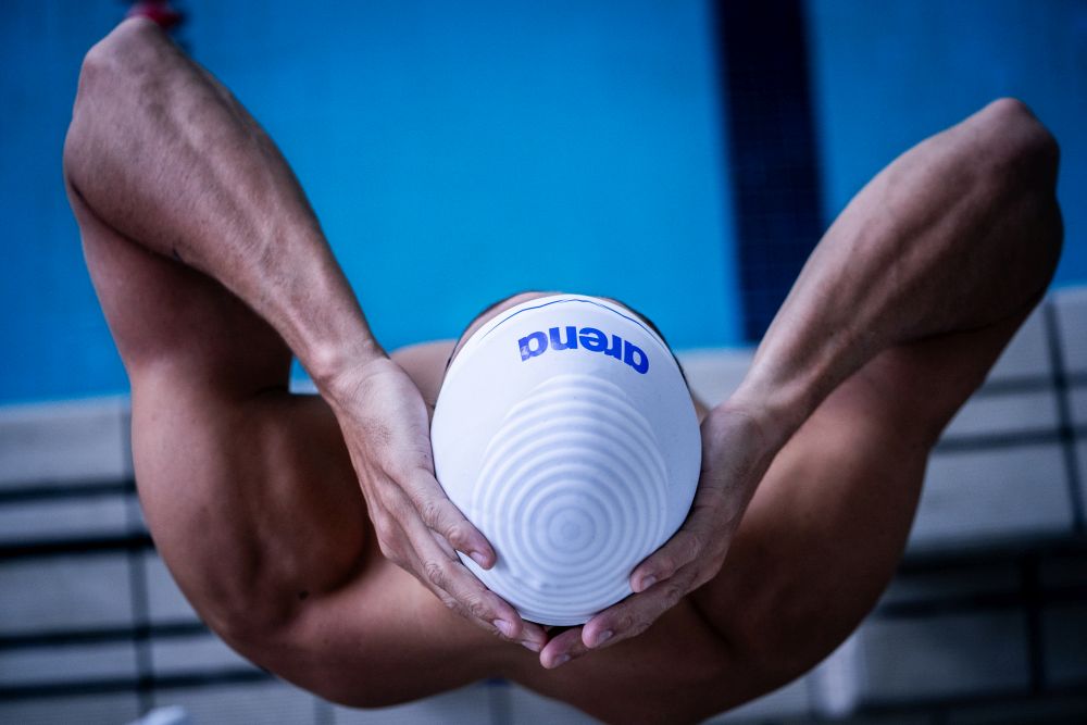 Czepek pływacki startowy na basen zawody unisex Arena Aquaforce M