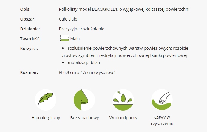 Wałek do masażu Blackroll Twin