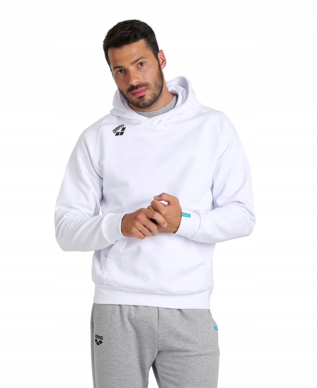 Bluza sportowa z kapturem dresowa z polarem Arena Unisex Team Line R.L
