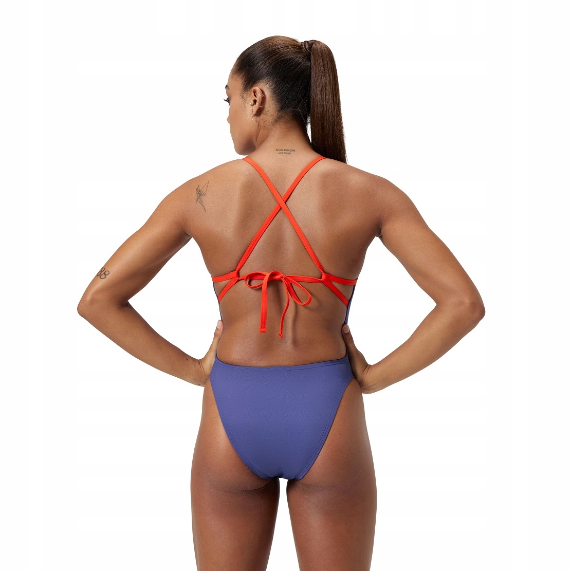 Strój kąpielowy damski Speedo Solid Tie Back rozmiar D36