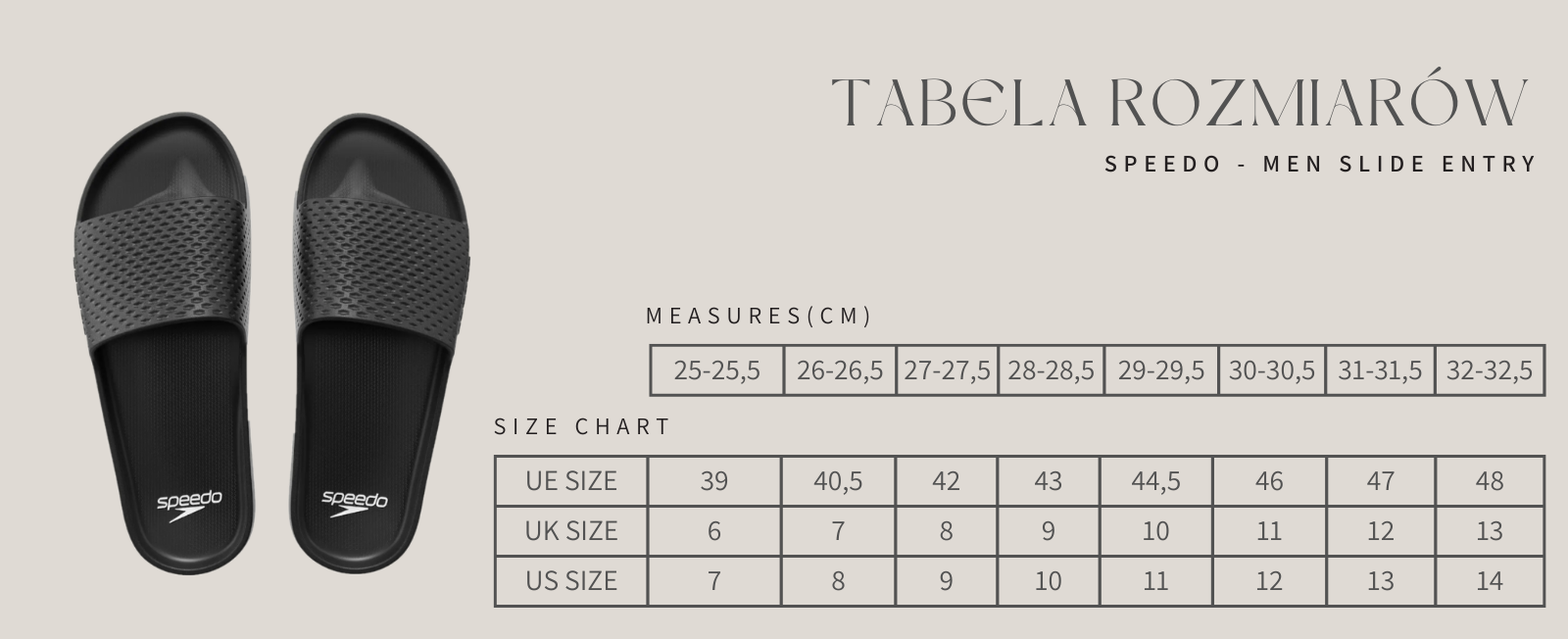 Klapki basenowe antypoślizgowe dla dzieci Speedo Slides rozmiar 39