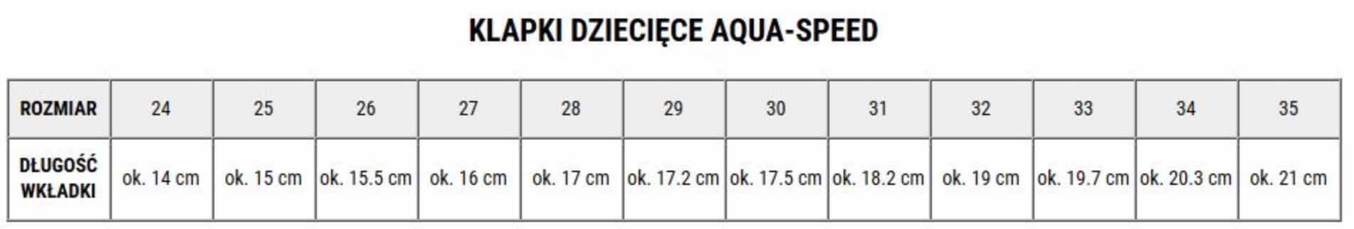 Klapki Basenowe Aqua Speed Junior Roma rozmiar 24