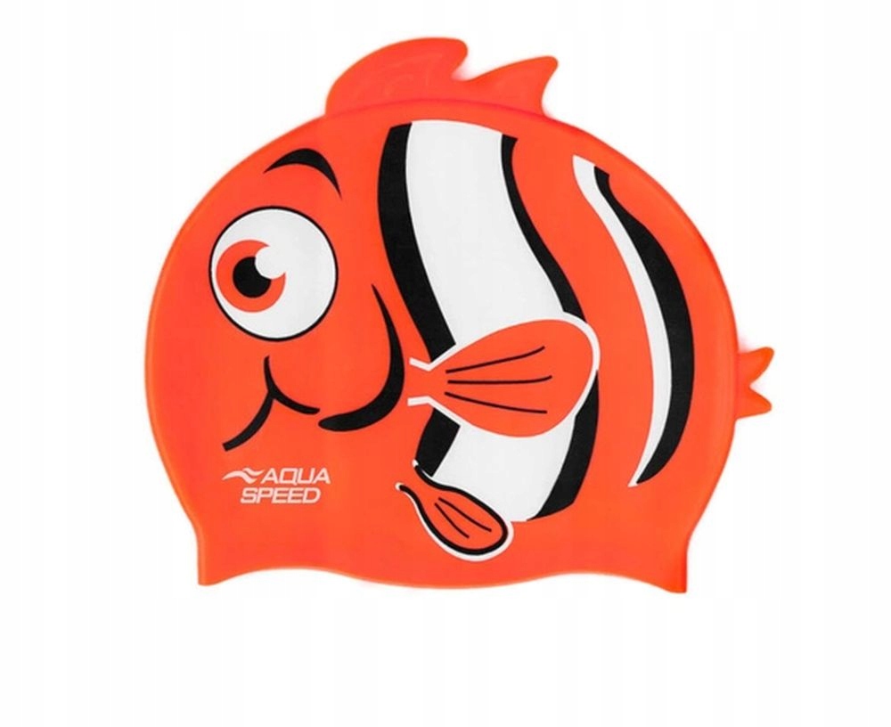 Czepek pływacki dla dzieci na basen silikonowy Zoo Nemo Aqua Speed