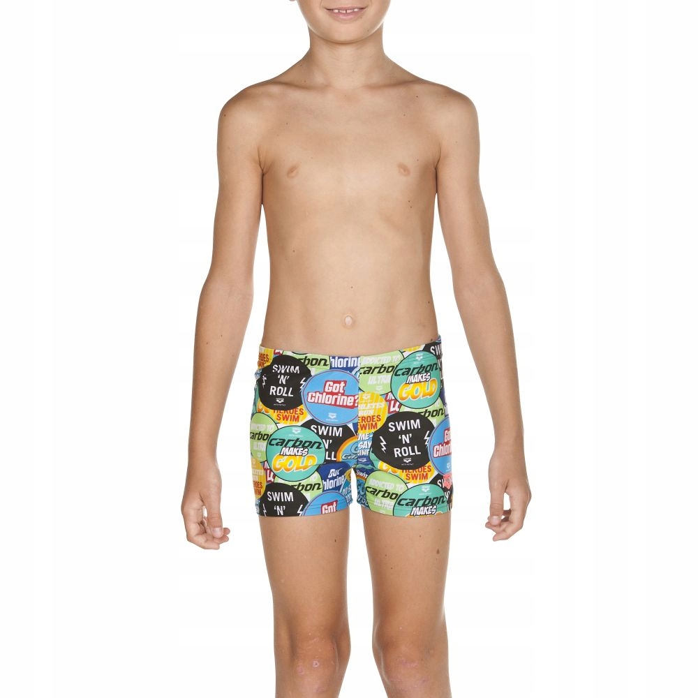 Kąpielówki chłopięce spodenki kąpielowe bokserki basen Arena Watchword 164