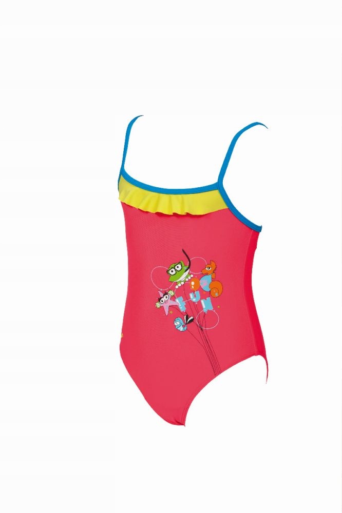 Strój kąpielowy dziewczęcy jednoczęściowy na basen plażę Arena Rouche 110