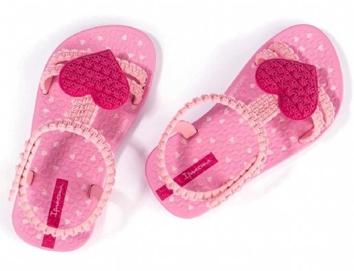 Sandałki dziecięce dziewczęce obuwie letnie plażowe płaskie Ipanema R.25/26