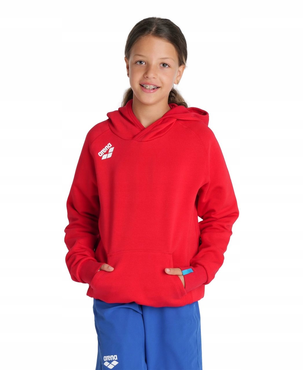 Bluza dziecięca Arena TeamLine Hooded Unisex 12-13