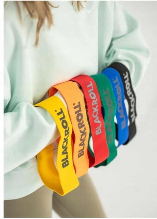 Gumy taśmy do ćwiczeń trening oporowy zestaw Blackroll Loop Band 6 Set