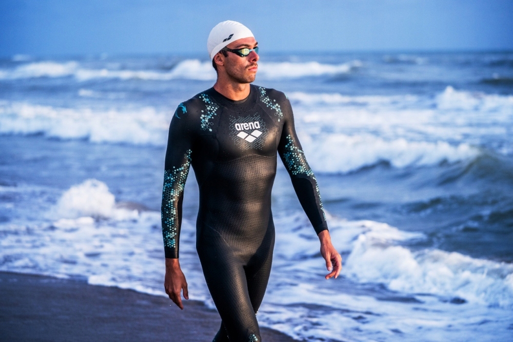 Strój pływacki męski triathlonowy kombinezon pianka Arena Storm Wetsuit S