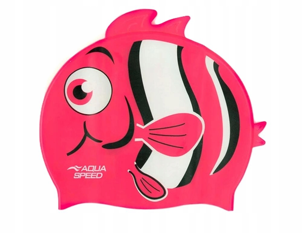Czepek pływacki dziecięcy na basen silikonowy Zoo Nemo Aqua Speed