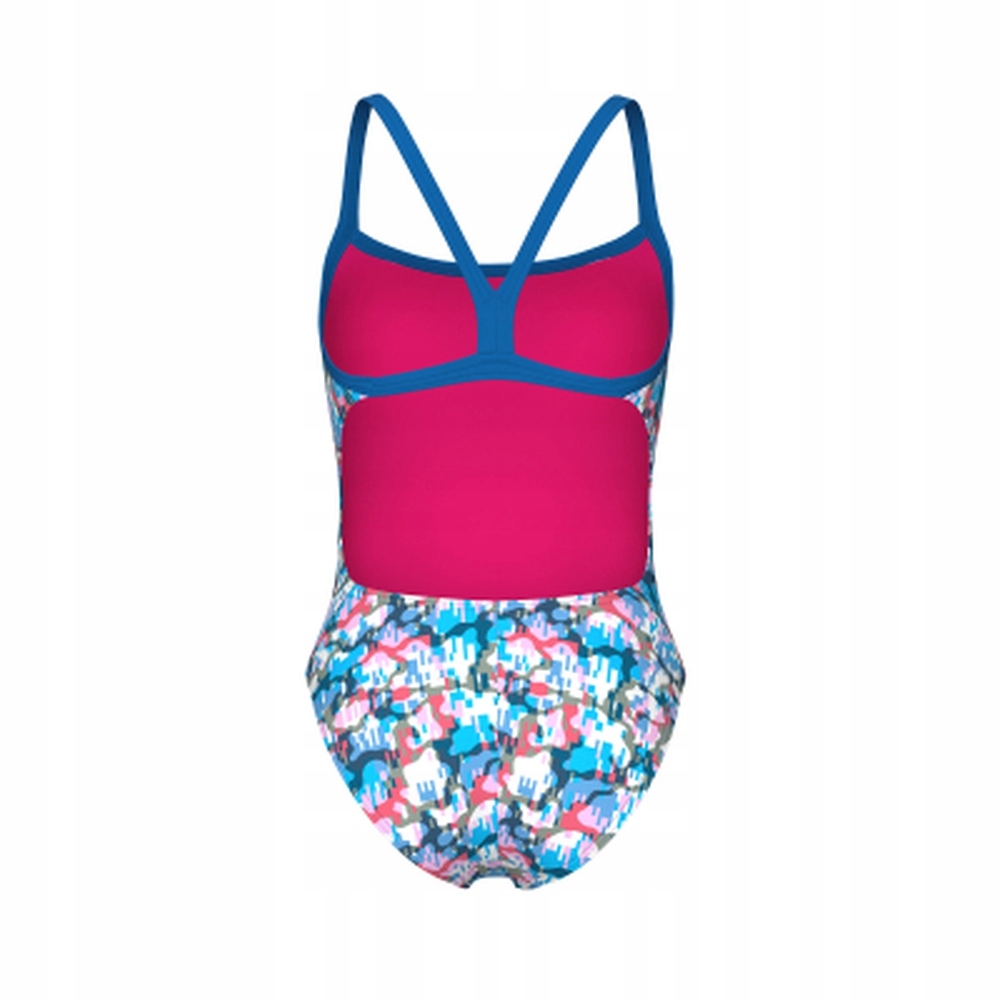 Strój kąpielowy damski jednoczęściowy kostium na basen Arena Viola Camo D36