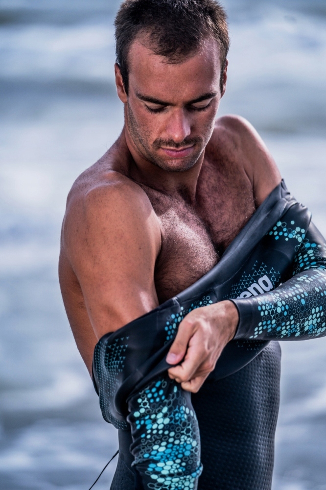 Strój pływacki męski triathlonowy kombinezon pianka Arena Storm Wetsuit S