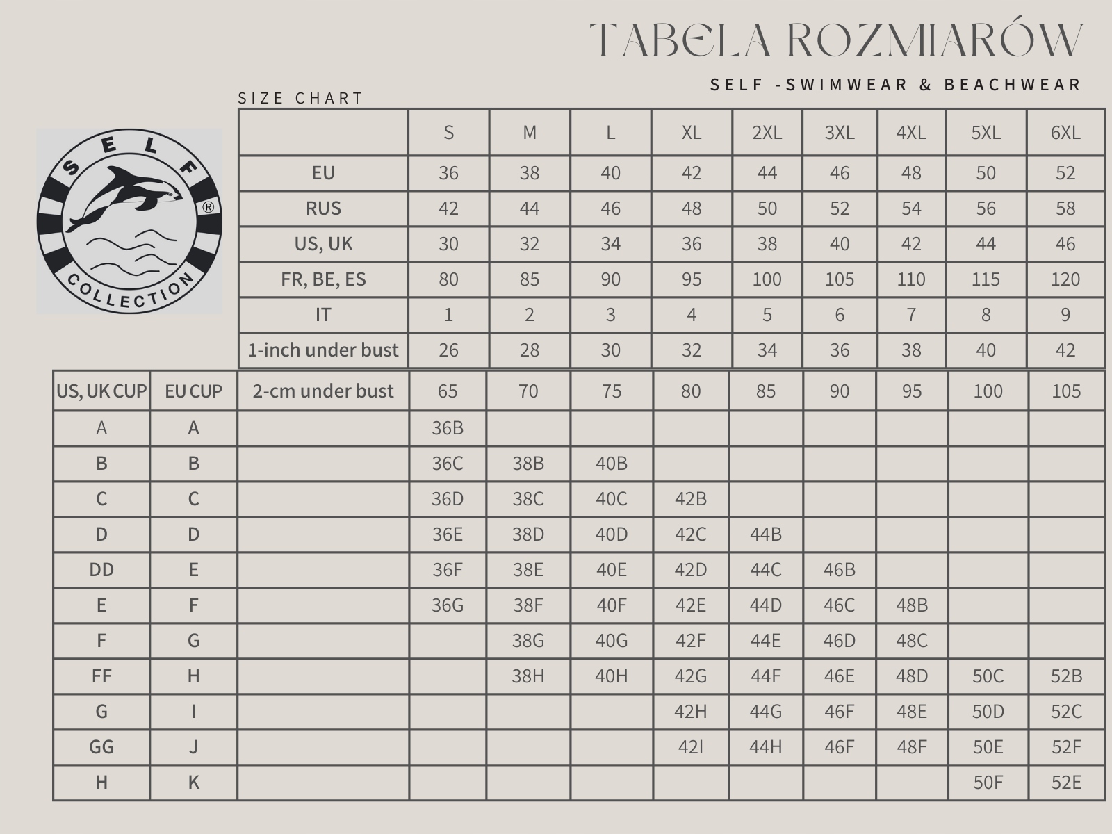 Strój kąpielowy damski jednoczęściowy kostium kobiecy Self Toscana R.44D