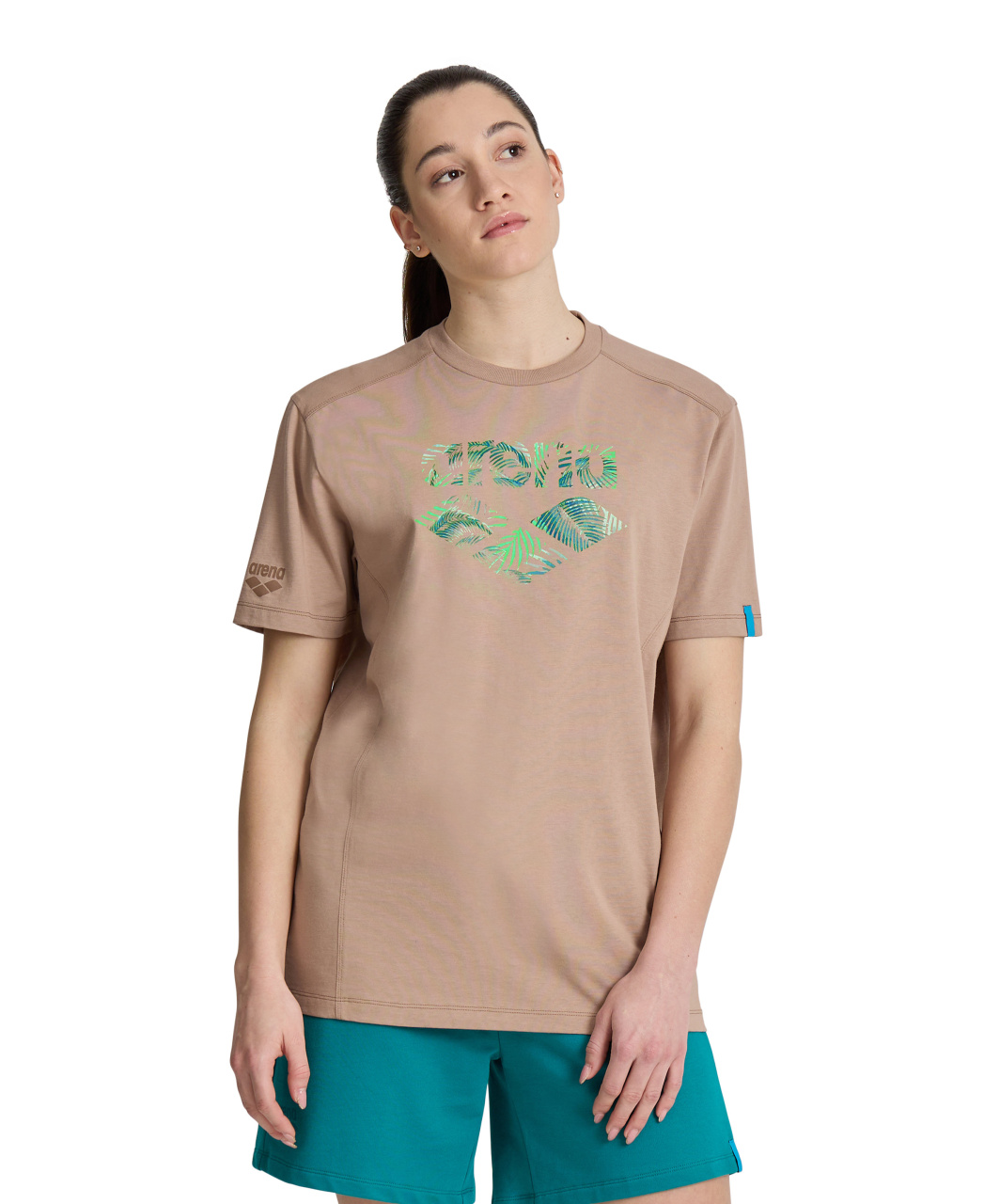 Koszulka T-Shirt sportowy na trening na co dzień Arena Unisex Logo R.M