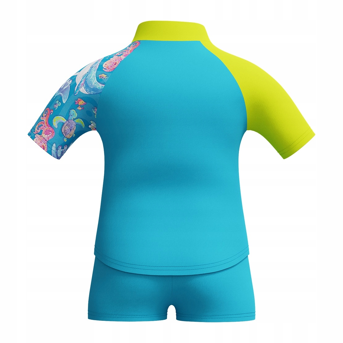 Strój kąpielowy dwuczęściowy dla chłopców Speedo Digital Rash Top Set 5lat