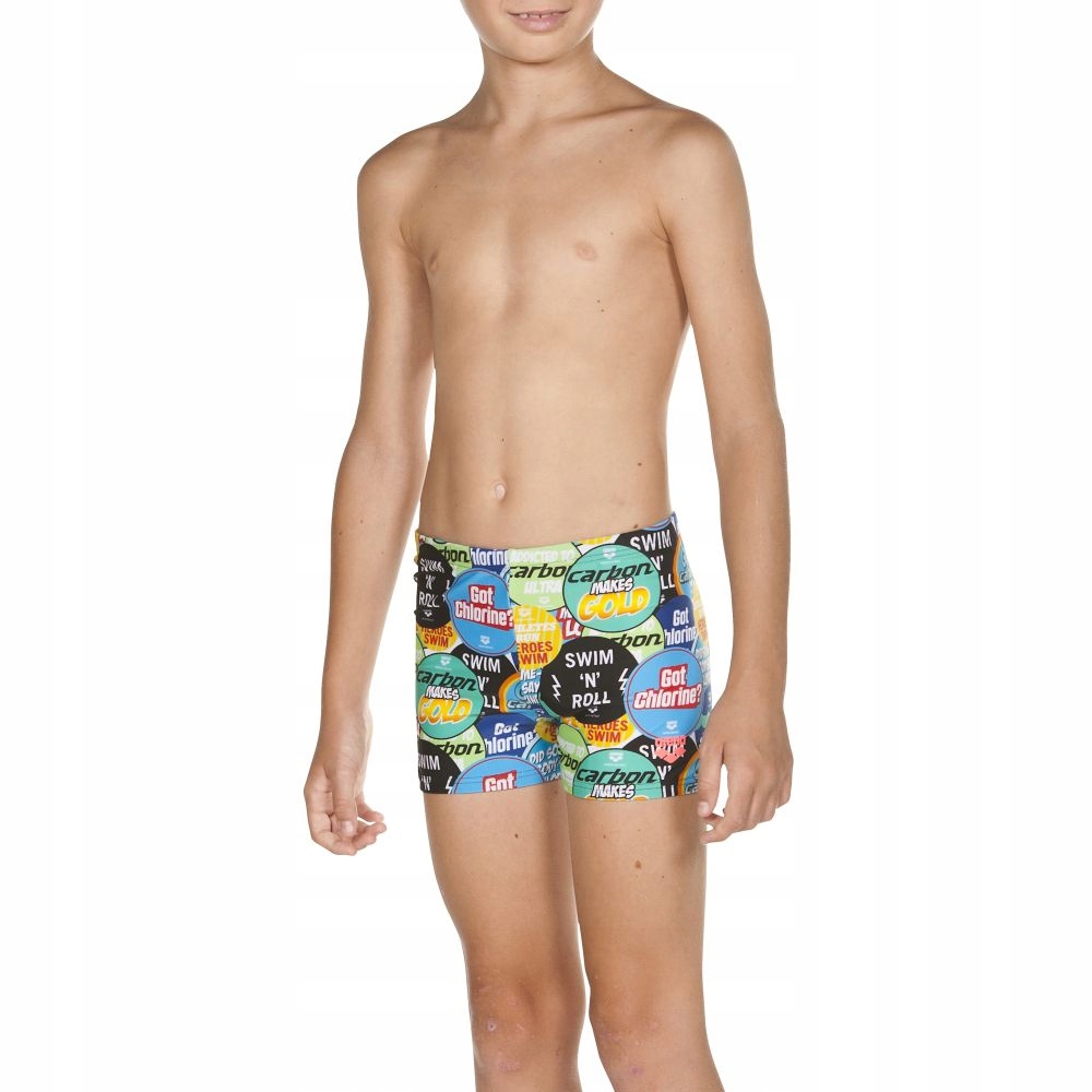 Kąpielówki chłopięce spodenki kąpielowe bokserki basen Arena Watchword 164