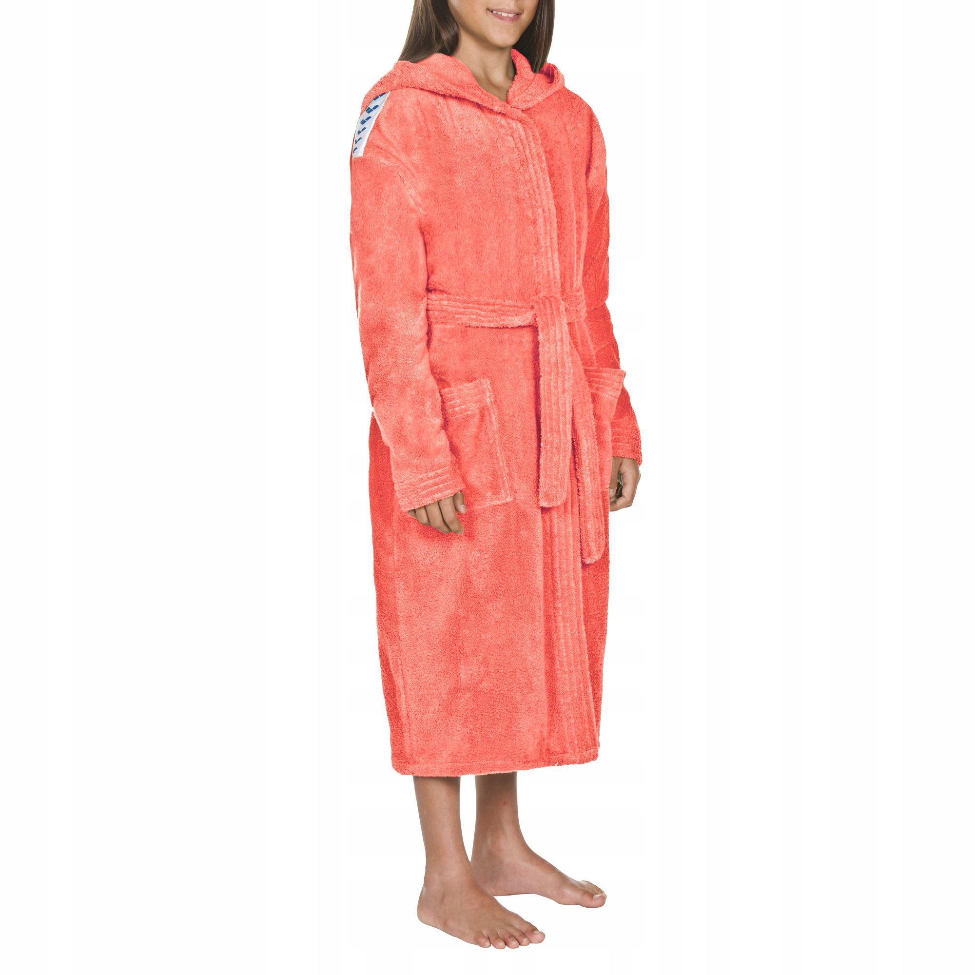 Szlafrok kąpielowy na basen po treningu dla dzieci Arena Core Soft 116cm