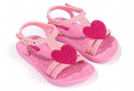 Sandałki dziecięce dziewczęce obuwie letnie plażowe płaskie Ipanema R.25/26