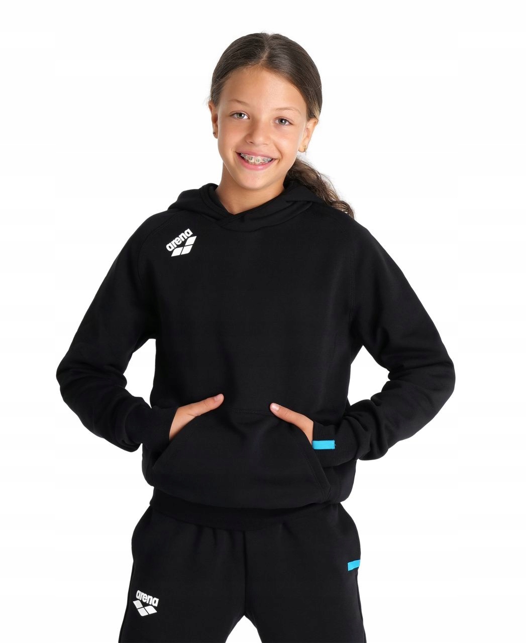 Bluza dziecięca Arena TeamLine Hooded Unisex 6-7